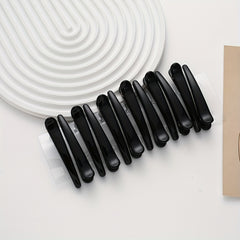 Solid Duck Billed Hair Clip for Styling