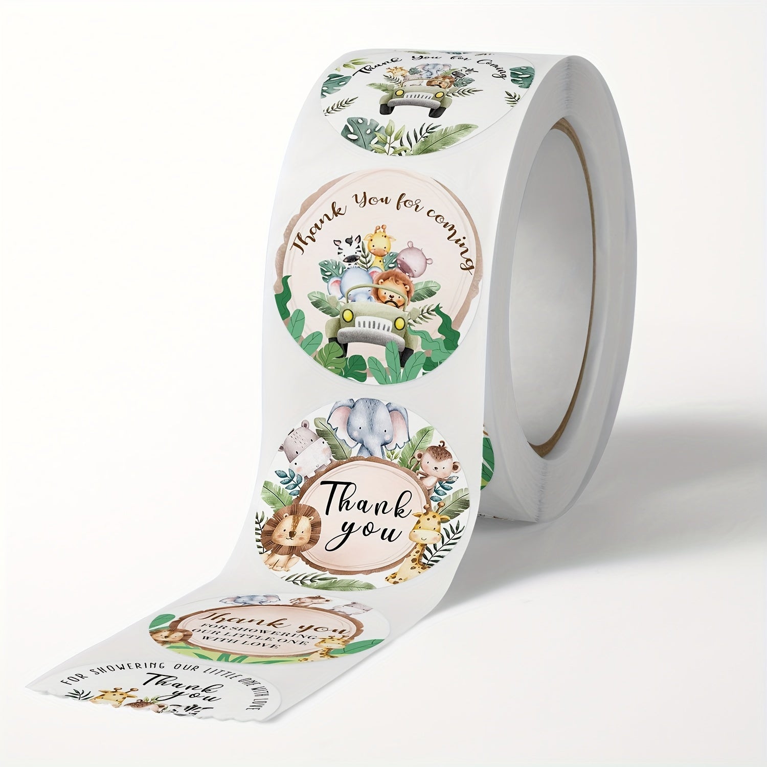 500pcs Children's Cartoon Stickers Holiday Decoration Thank You Adhesive Label