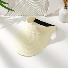 Adjustable Buckle Straw Hat for Summer Sun Protection