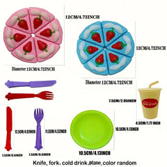 Birthday Cake Pretend Play Set for Kids