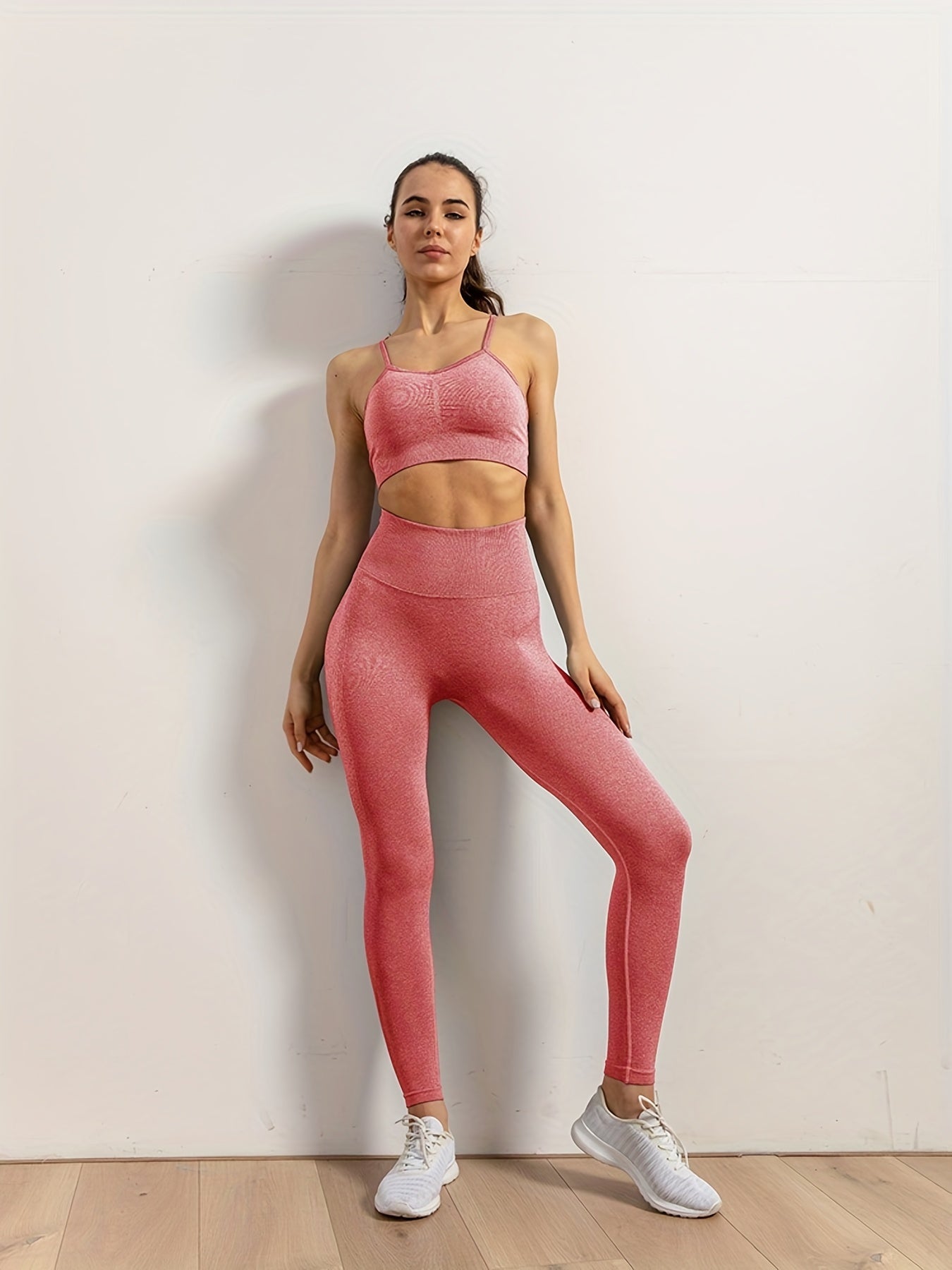 High Stretch Yoga Set for Women - Camisole Top and Leggings