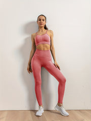 High Stretch Yoga Set for Women - Camisole Top and Leggings