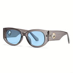 Round Sunglasses For Women Men Hollow Temple Glasses UV400