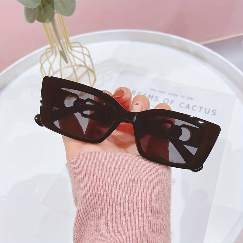 Vintage Oversized Cat Eye Sunglasses Women Sun Protection Lenses
