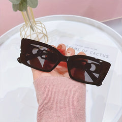 Vintage Oversized Cat Eye Sunglasses Women Sun Protection Lenses