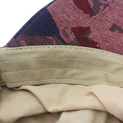 Pink Camouflage Newsboy Hat Short Brim Flat Top Hat