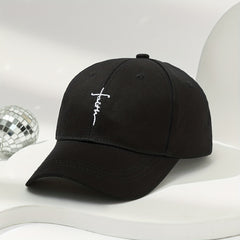 Men's Letter Faith Sun Hat Baseball Cap