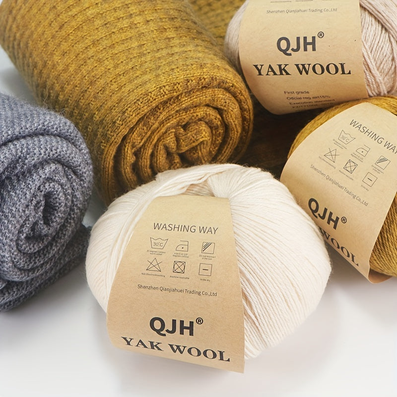 6pcs Mongolian Yarn for Knitting Crochet Soft Thread Sweater Scarf Woman