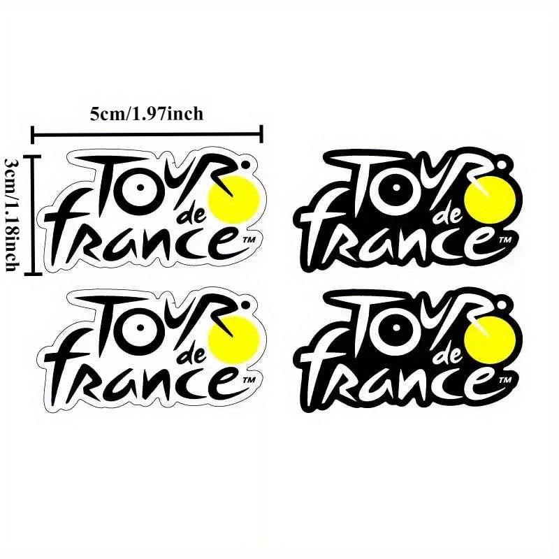 Cycling Stickers for Road Bikes Scratch Cover Decals Competition Decorative