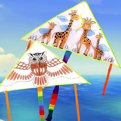 DIY Children Education Painting Kite for Outdoor Grassland Activities