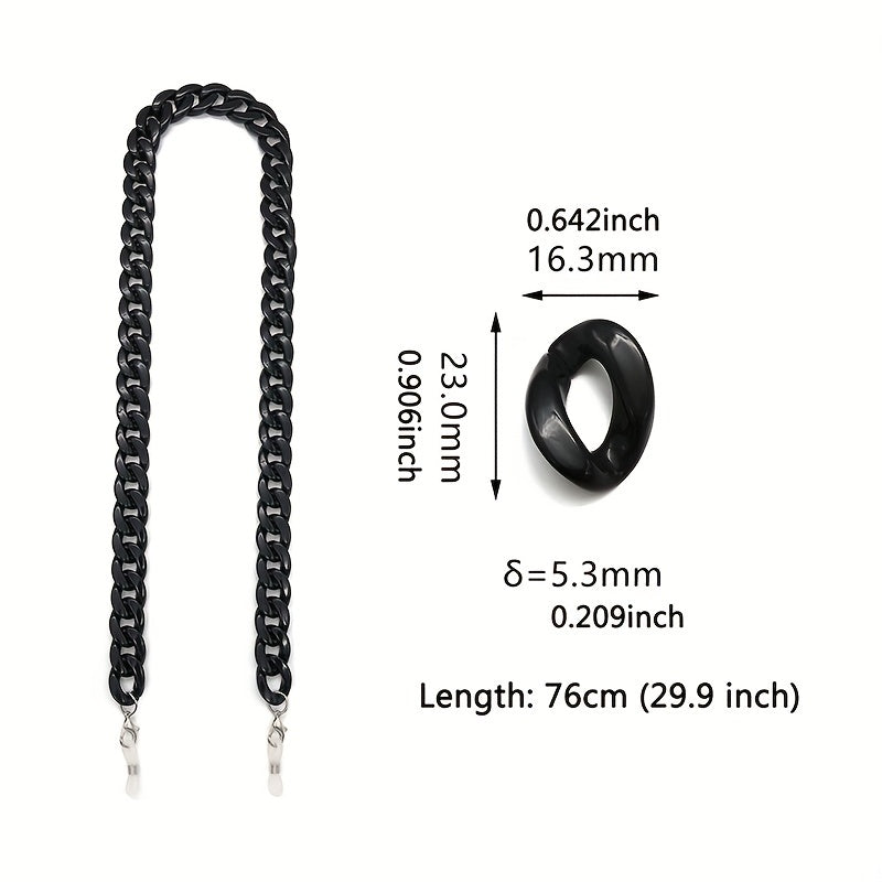 Acrylic Glasses Chain Non slip Glasses Lanyard Glasses Strap For Women And Men