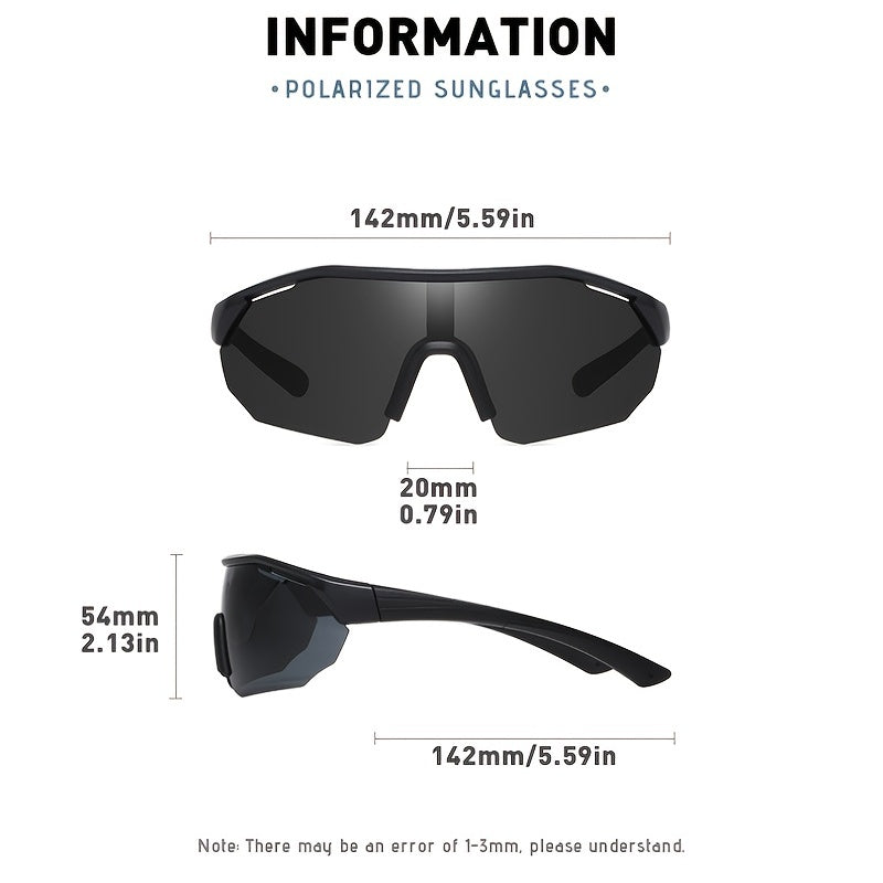 Men's Polarized Sunglasses Outdoor Sports Cycling Glasses With Case
