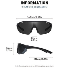 Men's Polarized Sunglasses Outdoor Sports Cycling Glasses With Case