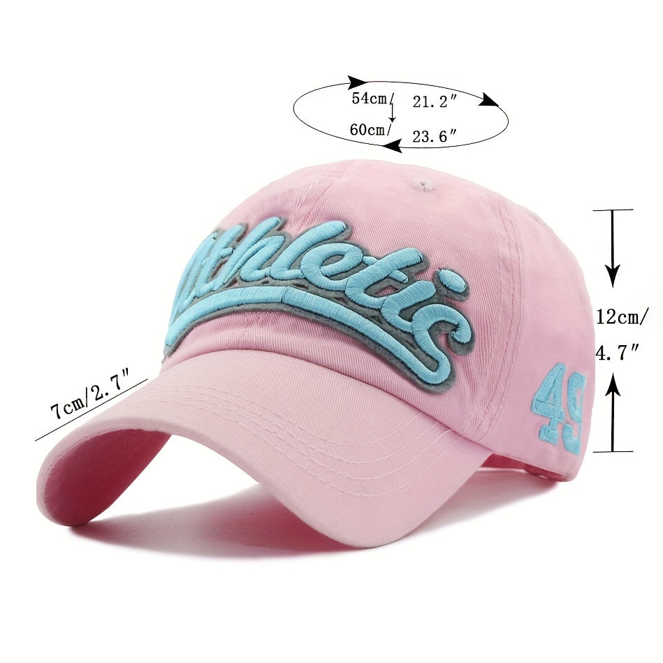 Embroidered Letter Baseball Cap Hip Hop Snapback Hat