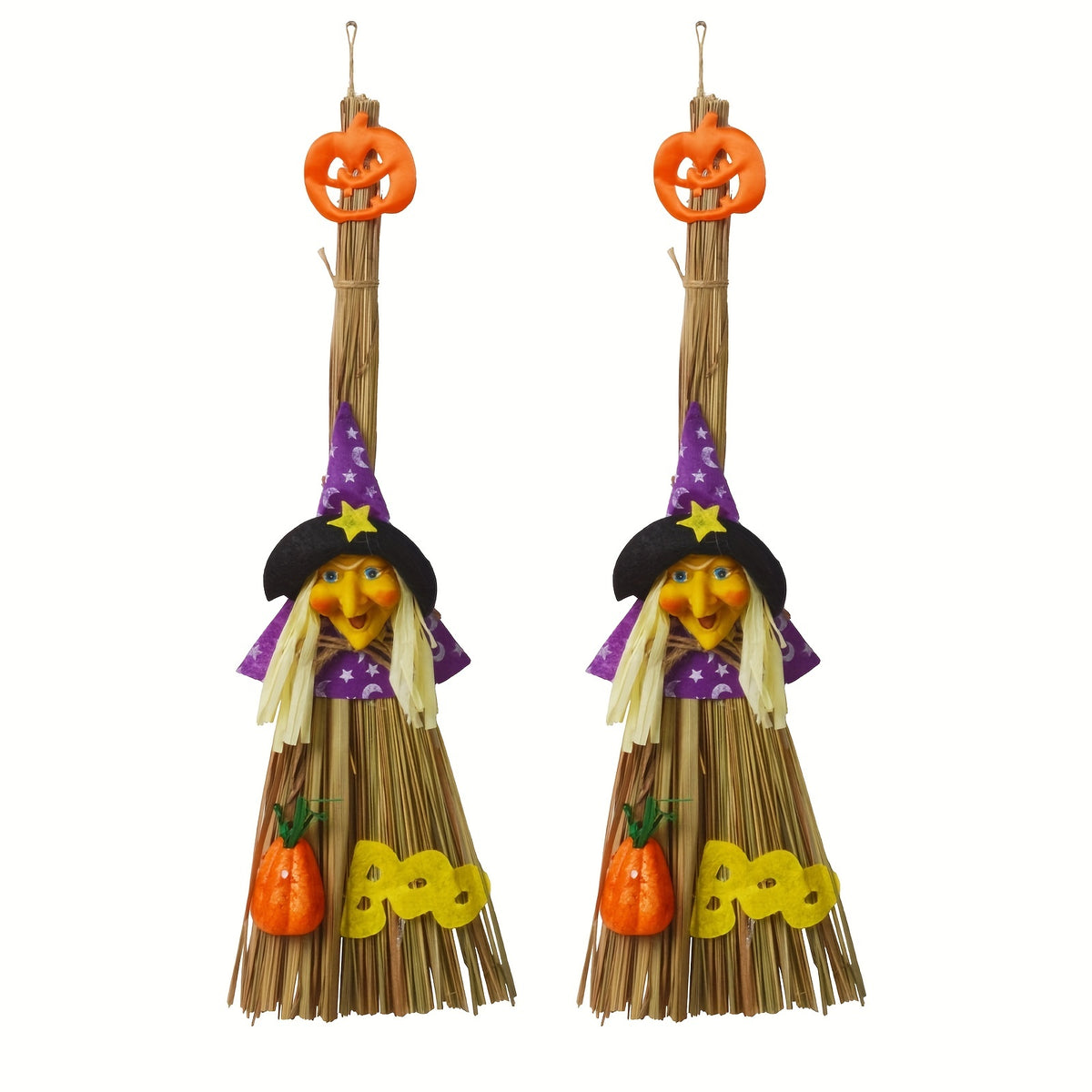Witch Broom for Kids Halloween Role Play Props