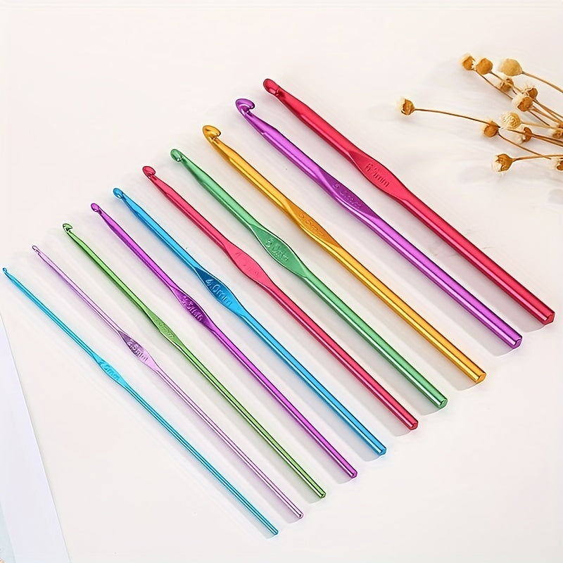 22pcs Crochet Hooks Set for Knitting Crafts with Case