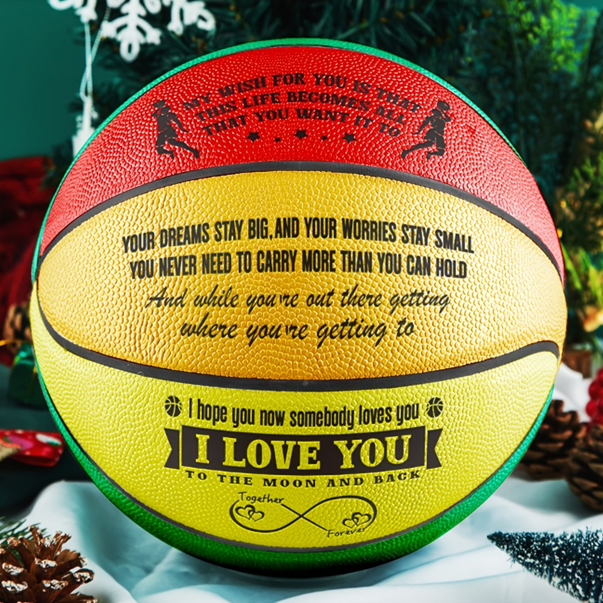 Training Basketball with Inspirational Words