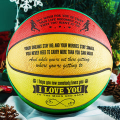 Training Basketball with Inspirational Words