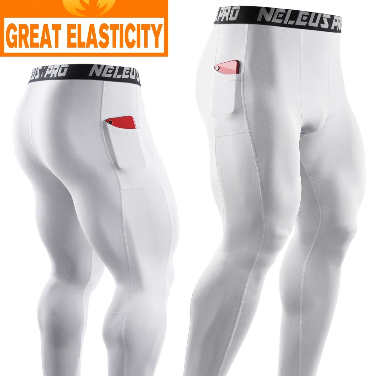 Men's Sports Tights Basketball Running Warm Bottoms Quick Drying