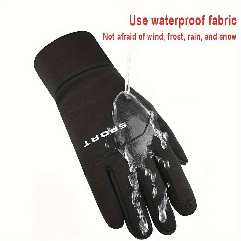Waterproof Winter Gloves for Cycling and Running