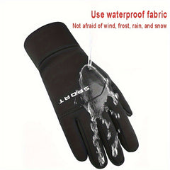 Waterproof Winter Gloves for Cycling and Running