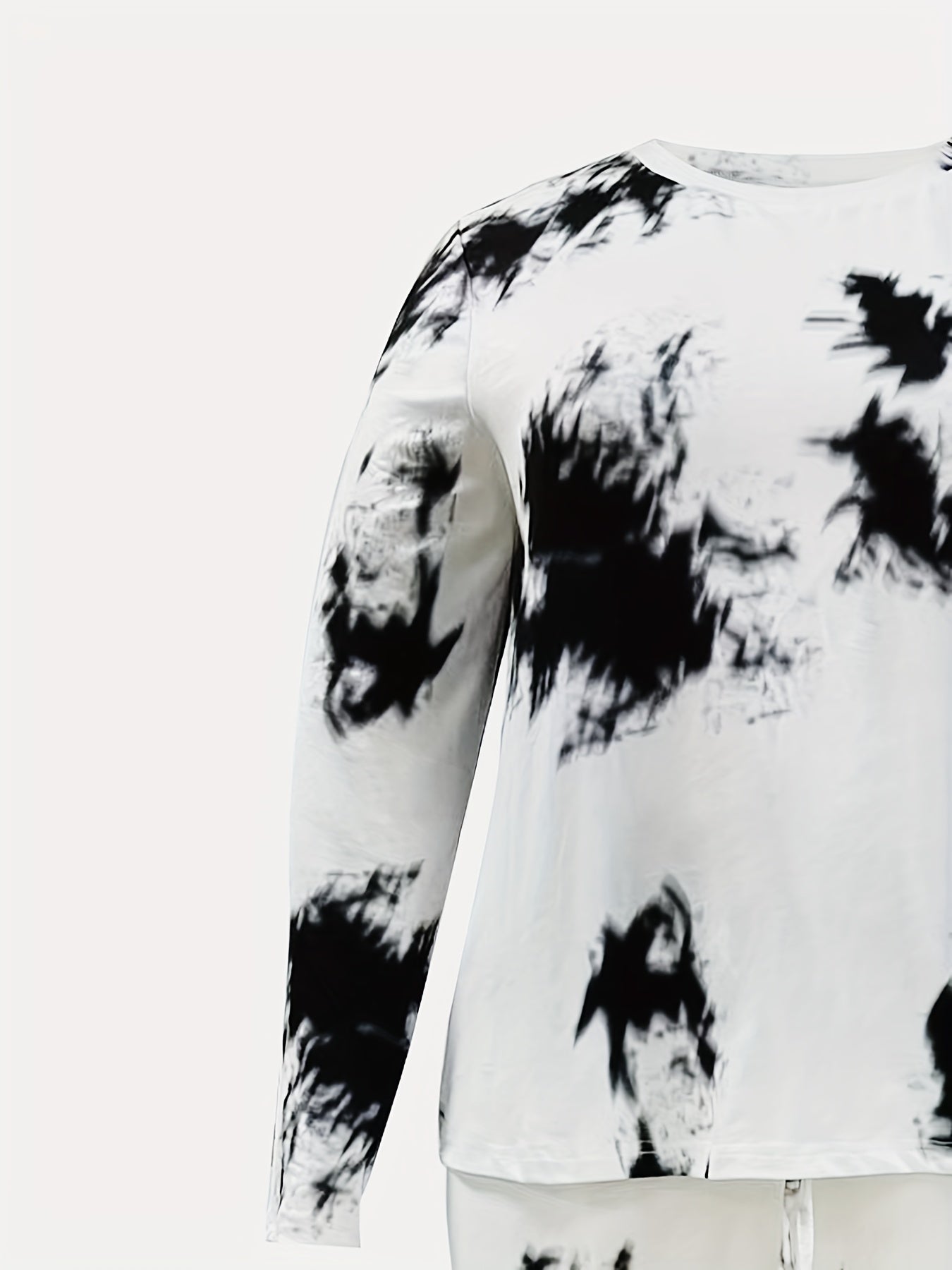  Tie Dye Long Sleeve Top & Tapered Leg Pants Set