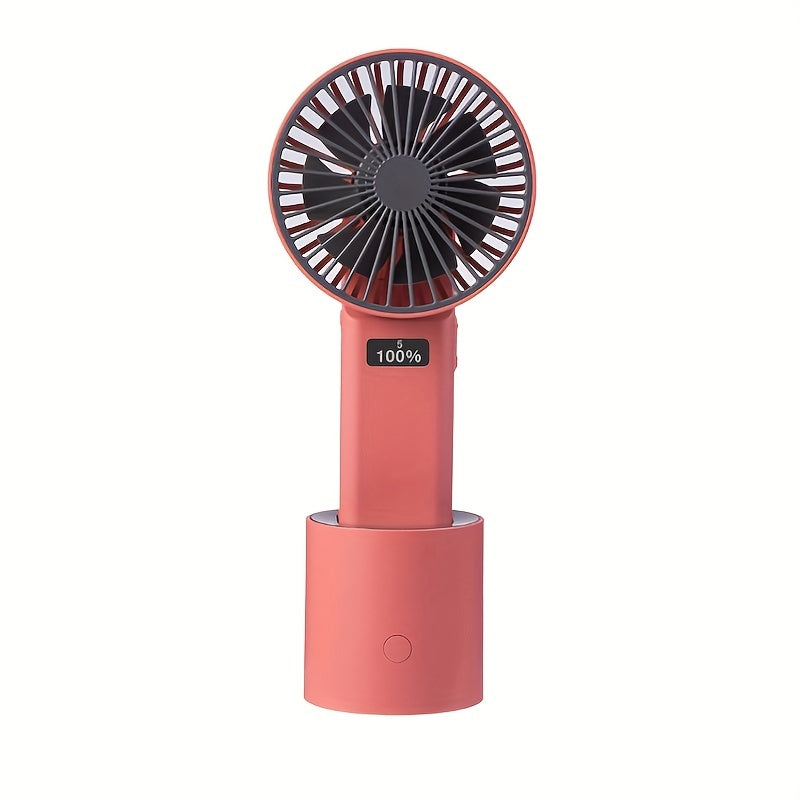 Handheld Desktop Dual purpose Shaking Head Small Fan