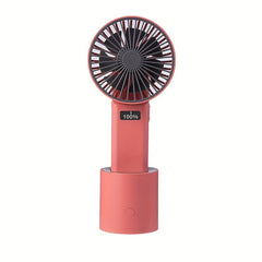 Handheld Desktop Dual purpose Shaking Head Small Fan