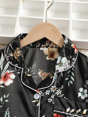 2pcs Girls Printed Loungewear Set