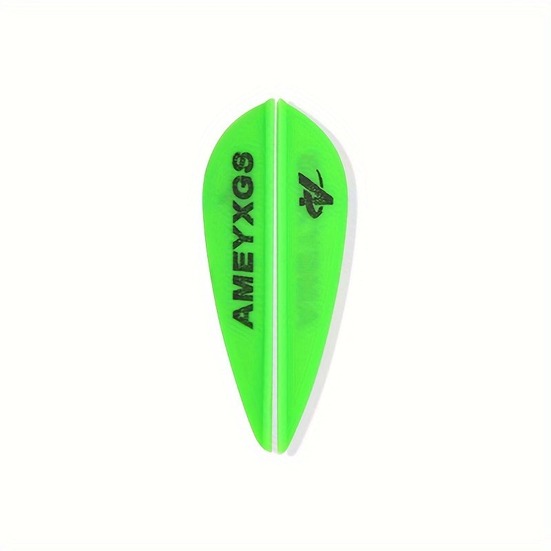 50pcs 7.62cm Arrow Vanes Rubber Feather Fletches for DIY Archery