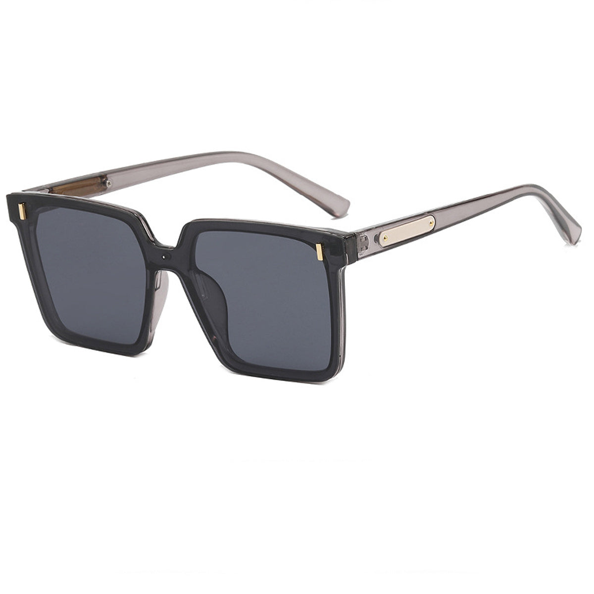 Square Spiked Sunglasses Anti UV One Piece Frame