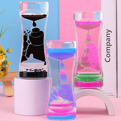 Creative Two Liquid Hourglass Timer Leak Acrylic Craft