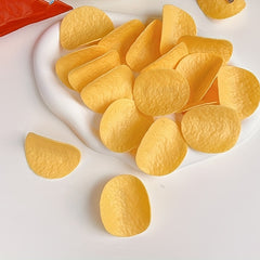 Creative Food Hair Clip Simulation Chips Shaped Duck Billed Clip