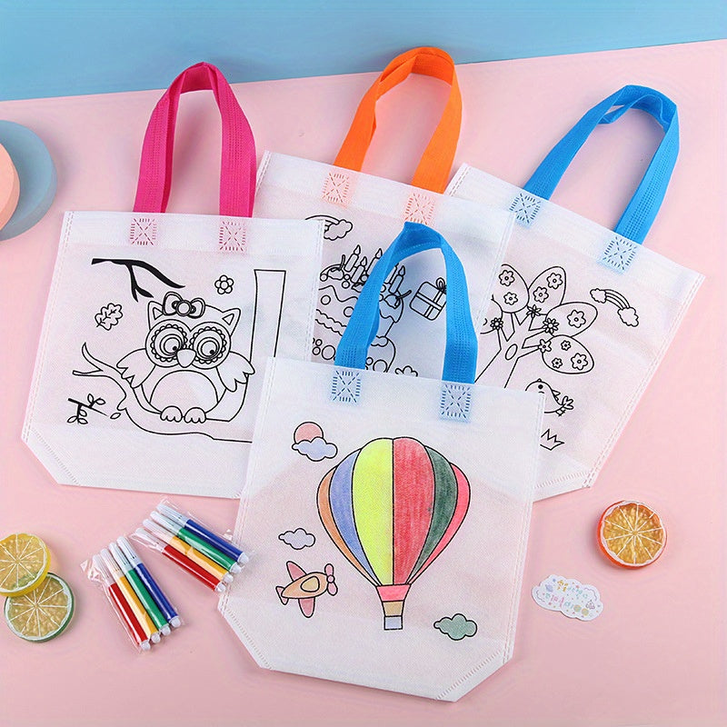 DIY Graffiti Bag Painting Kit Non-woven Creative Craft Material