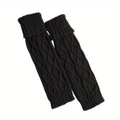 Winter Knitting Leg Warmers for Dance Yoga