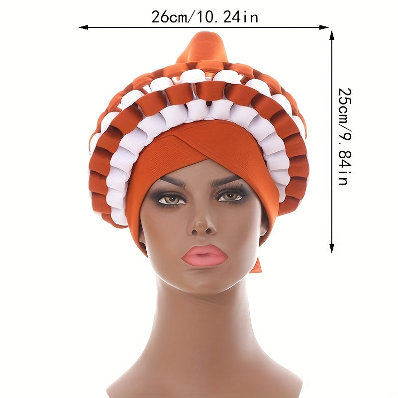 Brown Turbans For Women Headwraps Hood Cover Inner Hijab Cap