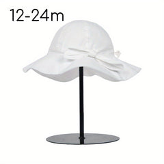 UPF 50 Baby Girl Sun Hat Adjustable Beach Hat
