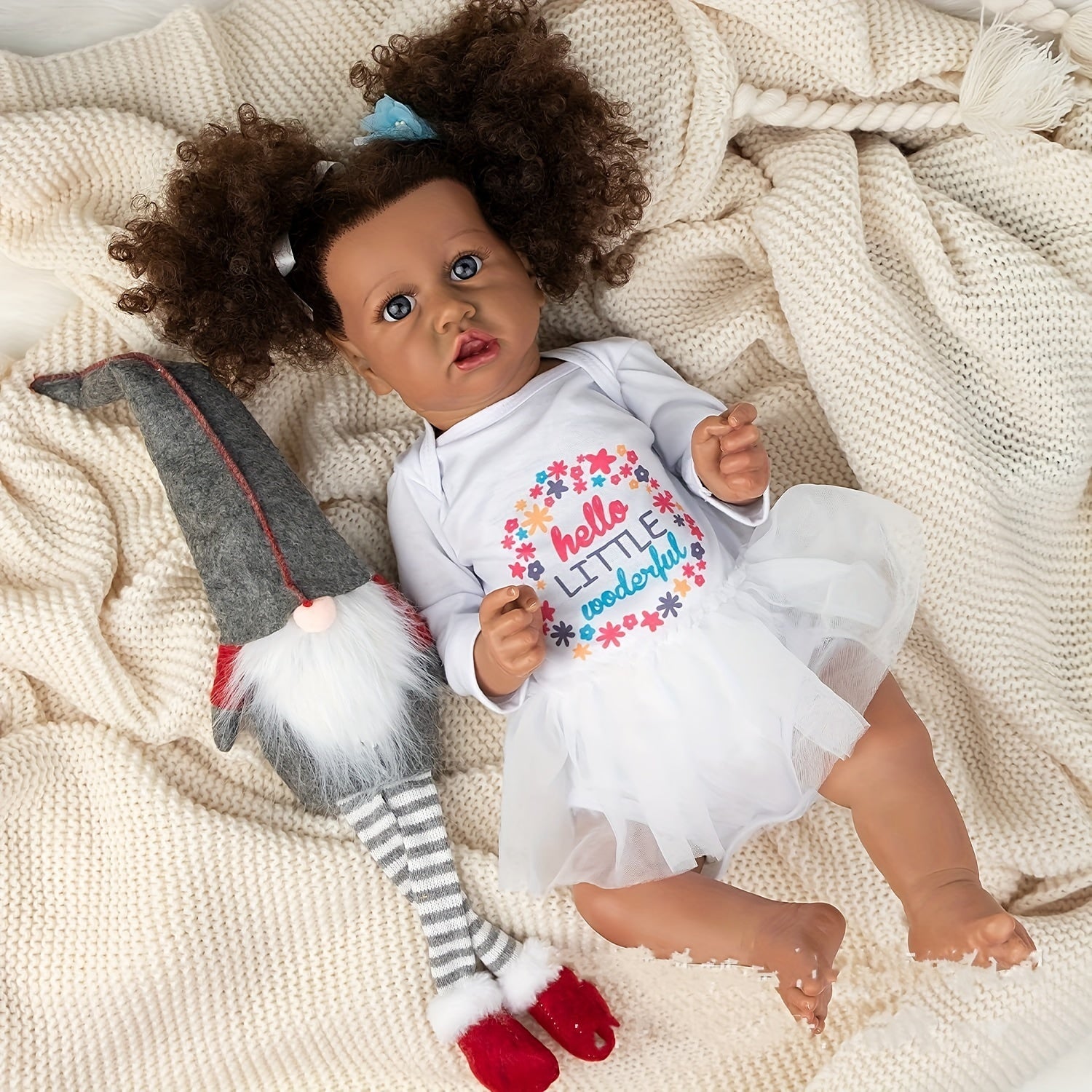 Realistic 55-88 cm Reborn Baby Doll Soft Vinyl Toy for Kids Age 3