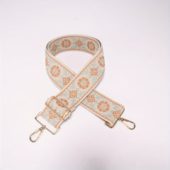 Vintage Pattern Wide Bag Strap Lightweight Adjustable All Match Strap