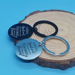 Teacher Assistant Keychain Even Teachers Need Heroes Teaching Assistant Apprecia