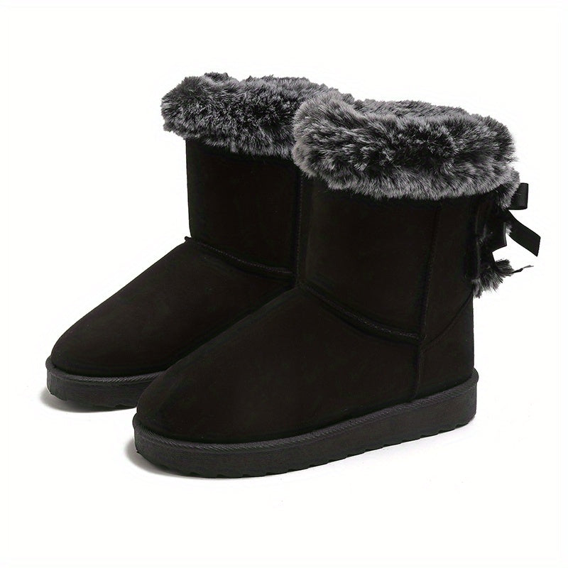 Women's Winter Snow Boots Medium Top Snow Shoes