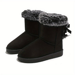 Women's Winter Snow Boots Medium Top Snow Shoes