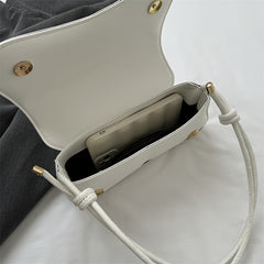 Minimalist Solid Baguette Bag All Match Flap Underarm Bag Shoulder Bag