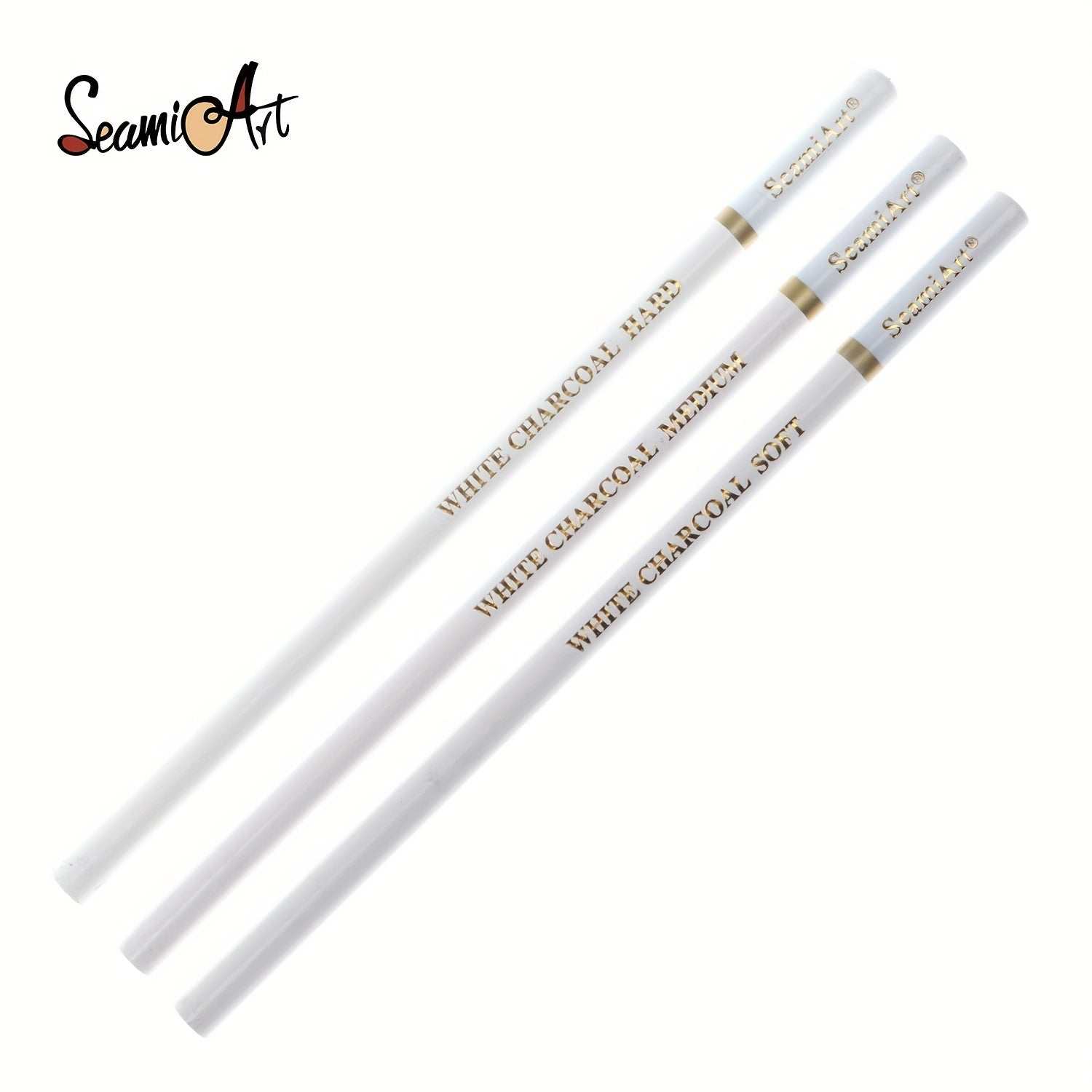 SeamiArt 3Pcs Charcoal Pencil Sketch Art Tools