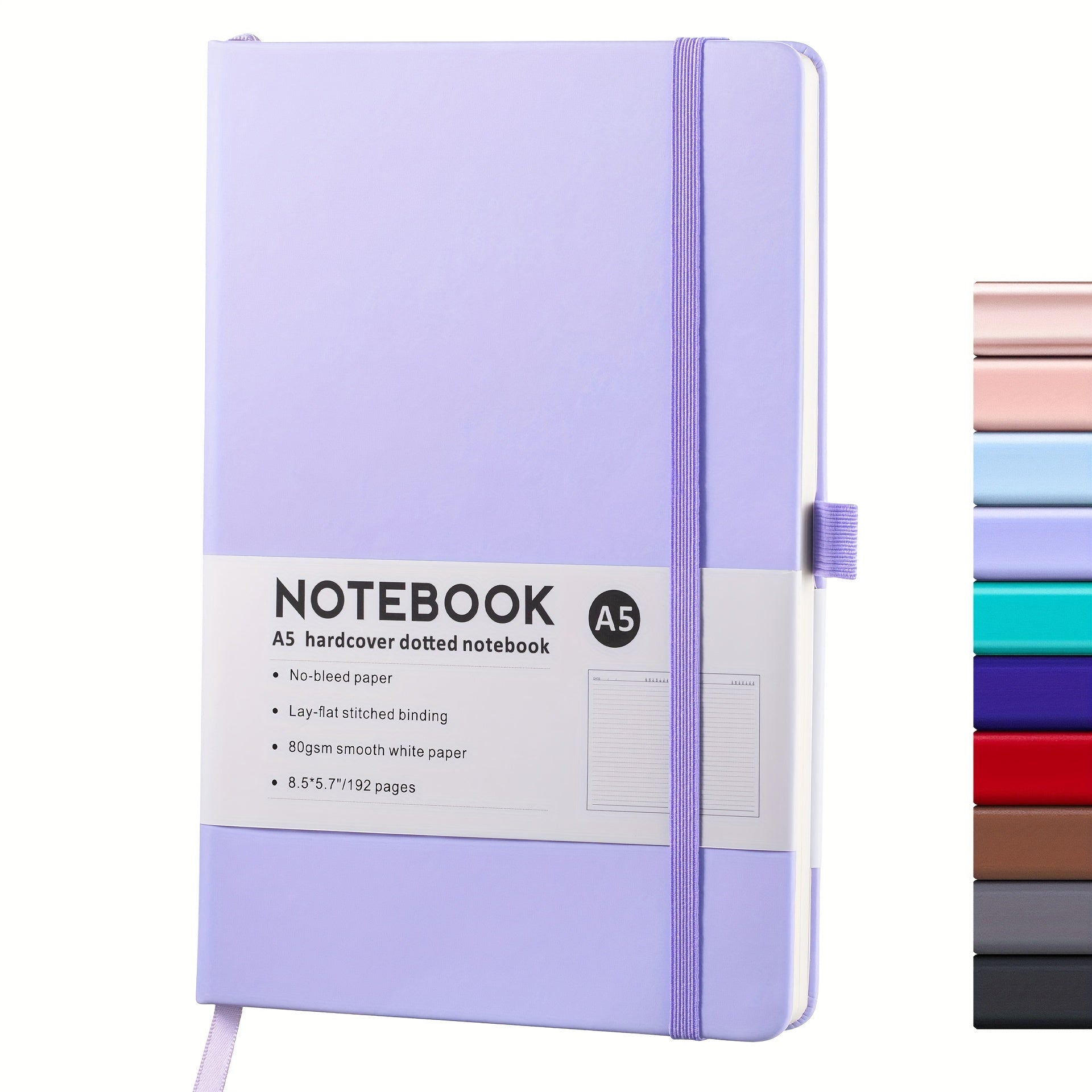 A5 Strap Notebook Business Notepad Student Stationery Supplies