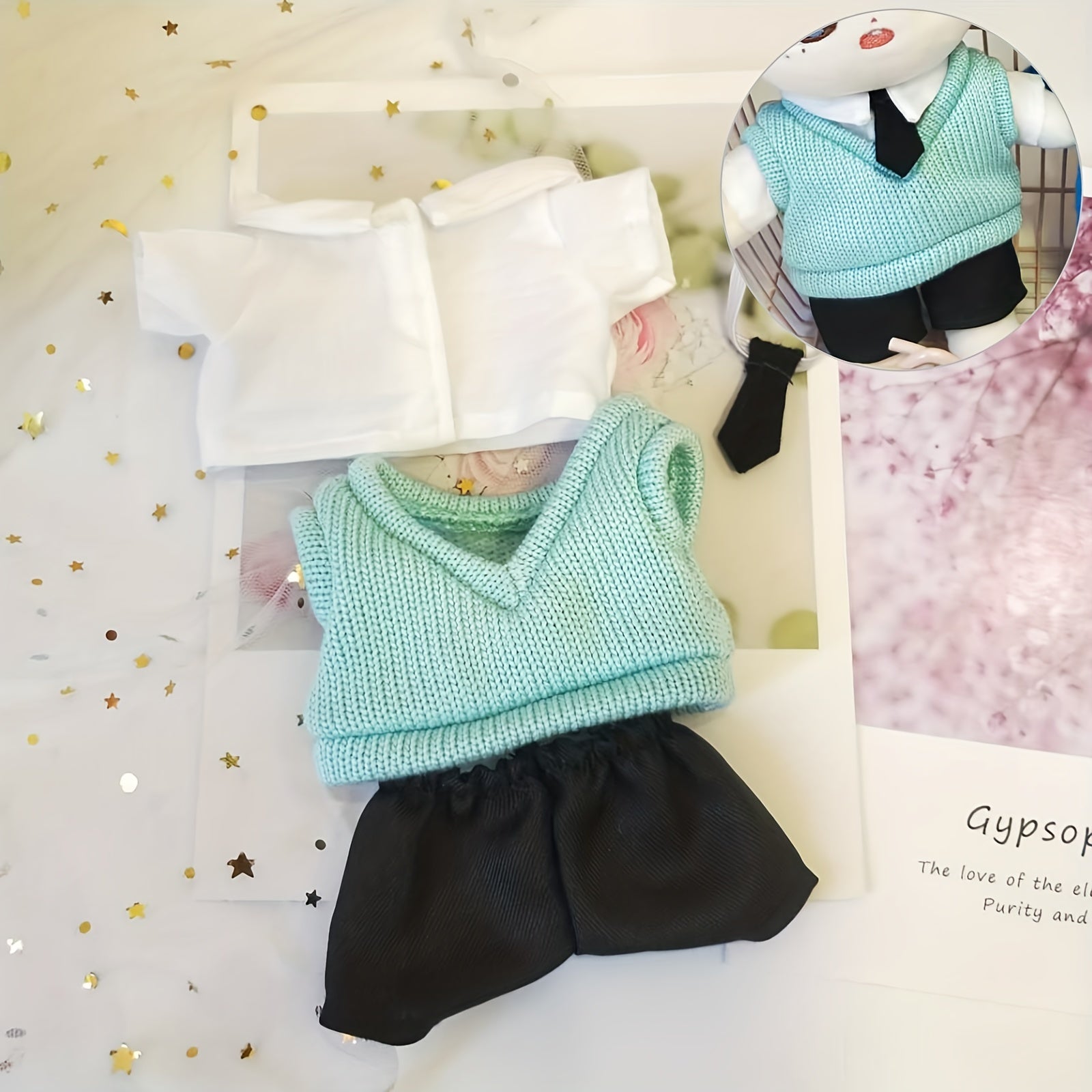 Dollhouse Clothes Set for Dolls House Decoration Accessories