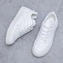 Men's Non slip Skate Shoes Casual Comfy Lace up Walking Sneakers Flat Shoes