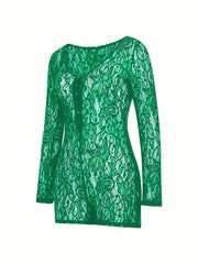 Sexy V Neck Romper Jumpsuit Long Sleeve Women's Clothing