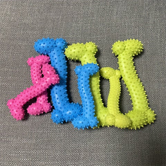 TPR Dog Chew Toy for Teeth Cleaning & Interactive Play Bone Shape