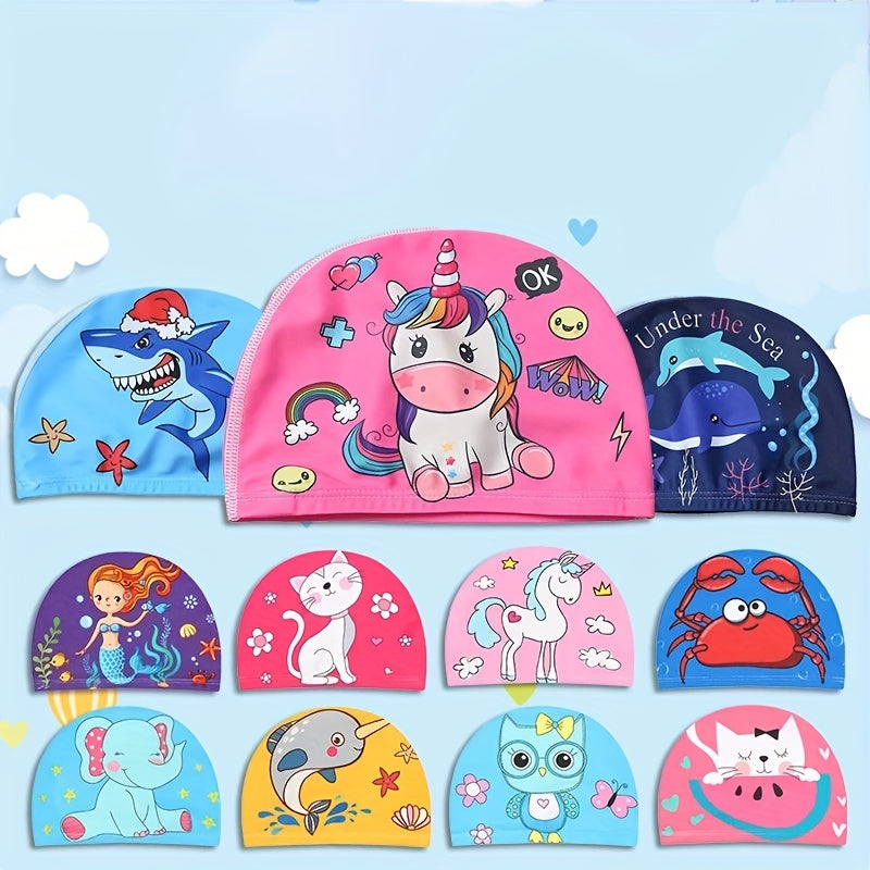 Mermaid Pony Swim Cap - Waterproof & Ear Protective Hat